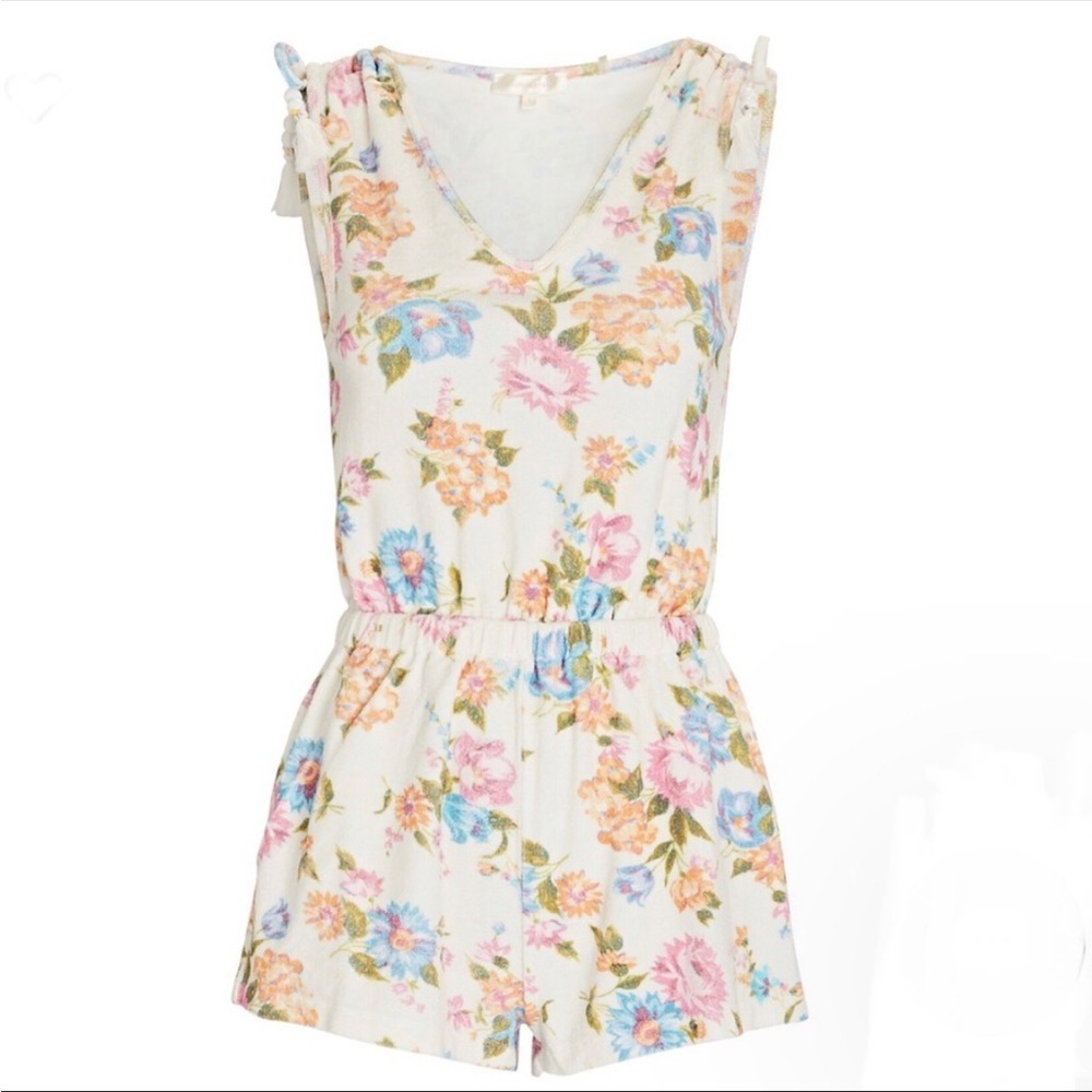 Loveshackfancy Bascom Romper NWT terry cloth size xs